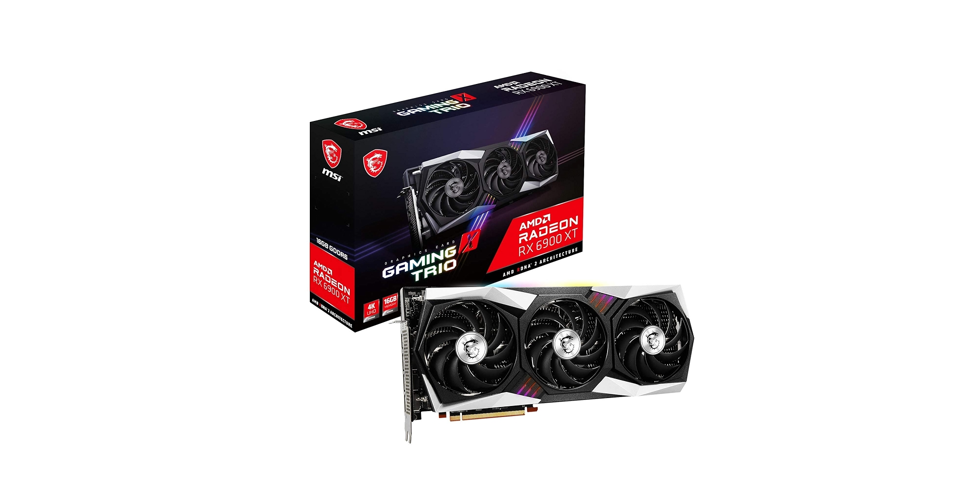 PCパーツ MSI Radeon RX 6900 XT GAMING X TRIO 16G Radeon RX 6900 XT GAMING X TRIO